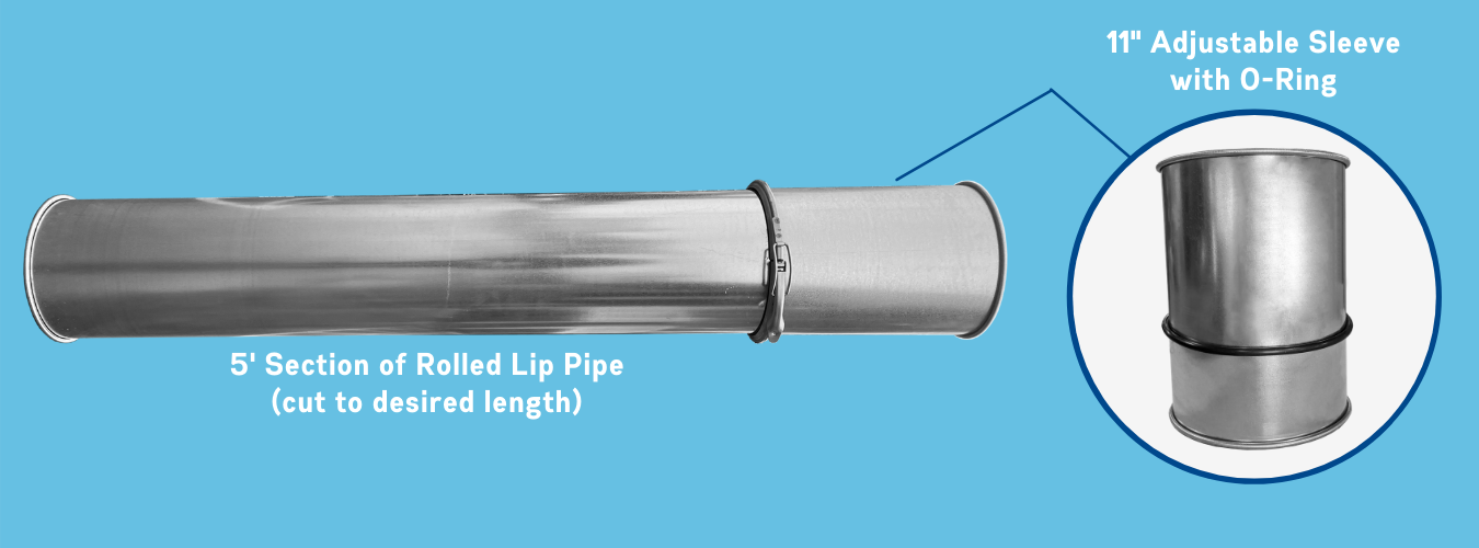 The speed and adjustability of Clamp Together Duct.