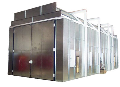 Downdraft Truck Paint Booth