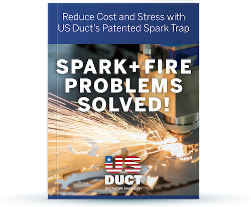 Cover of US Duct's guide to spark traps for industrial ductwork